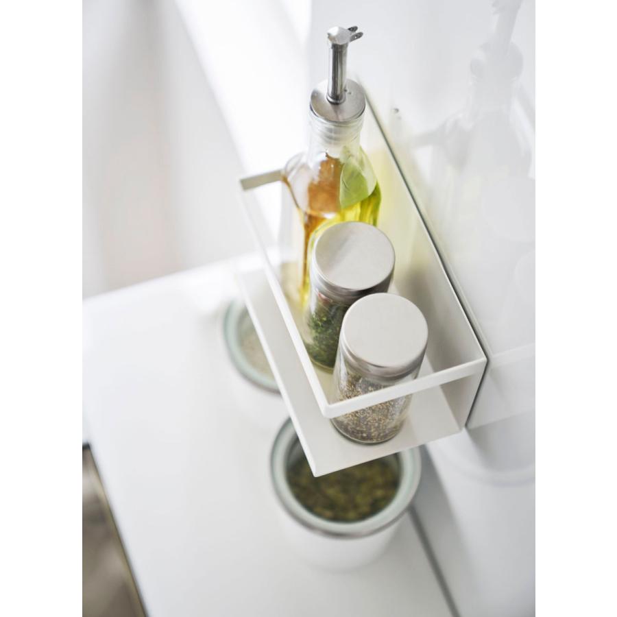 キッチン収納 山崎実業 正規品 TOWER タワー マグネットラック 収納ラック マグネットキッチンシリーズ ホワイト | tower | 03