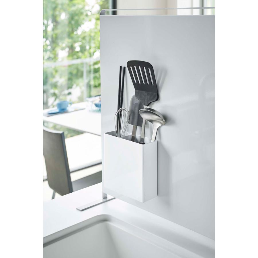 キッチンツールスタンド 山崎実業 正規品 TOWER タワー マグネットキッチンツールスタンド キッチンツール収納  ホワイト | tower | 07