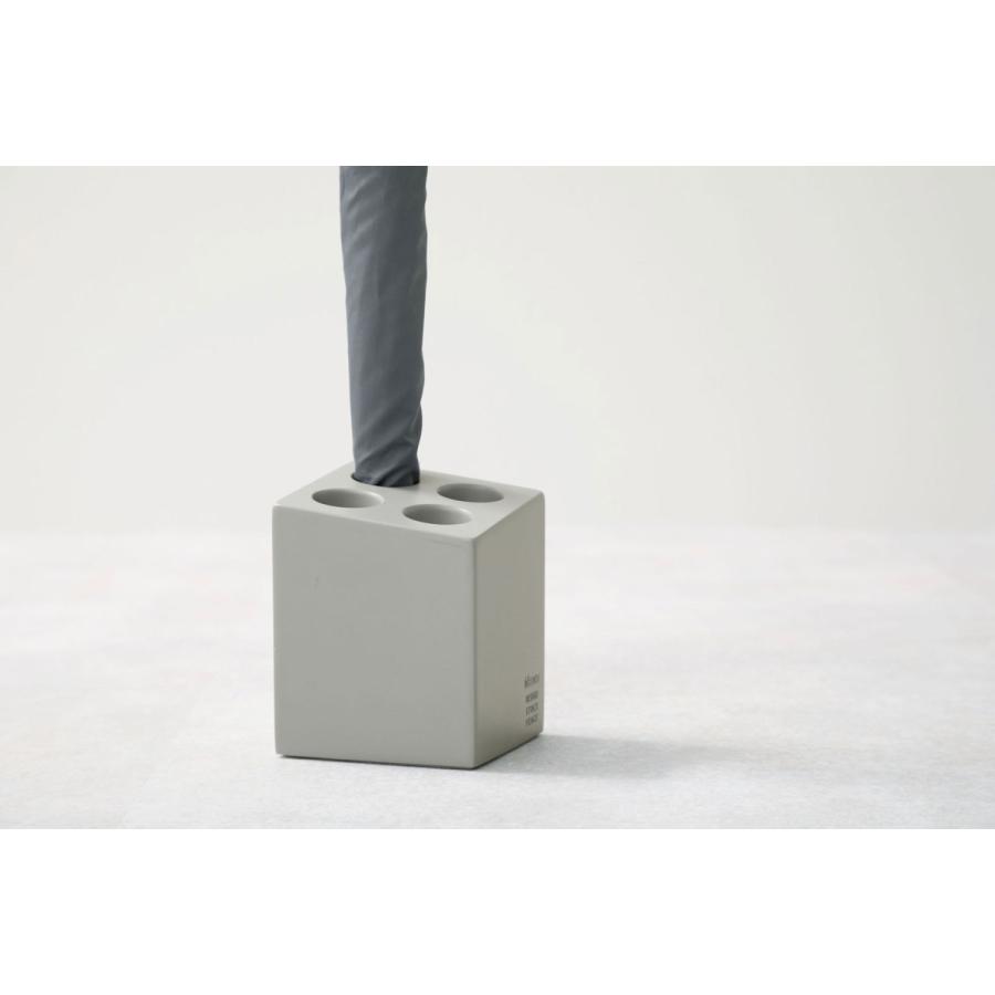 傘立て イデアコ アンブレラスタンド mini cube 傘たて 傘スタンド ideaco ミニキューブ アッシュグレー |  | 03