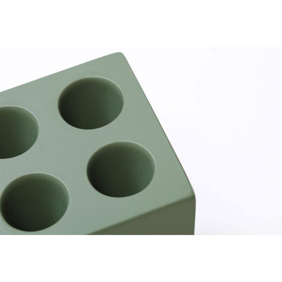 傘立て イデアコ アンブレラスタンド mini cube 傘たて 傘スタンド ideaco ミニキューブ モスグリーン |  | 02