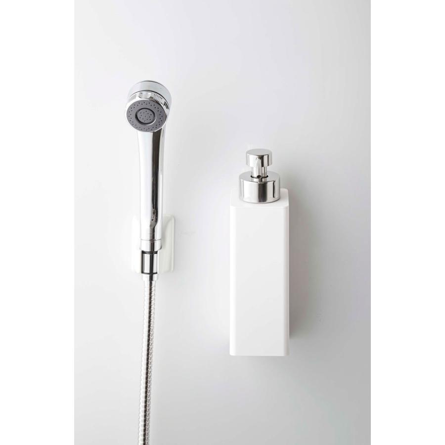 泡ソープディスペンサー 山崎実業 正規品 TOWER タワー マグネットツーウェイディスペンサー 泡タイプ 泡ディスペンサー  ホワイト | tower | 03