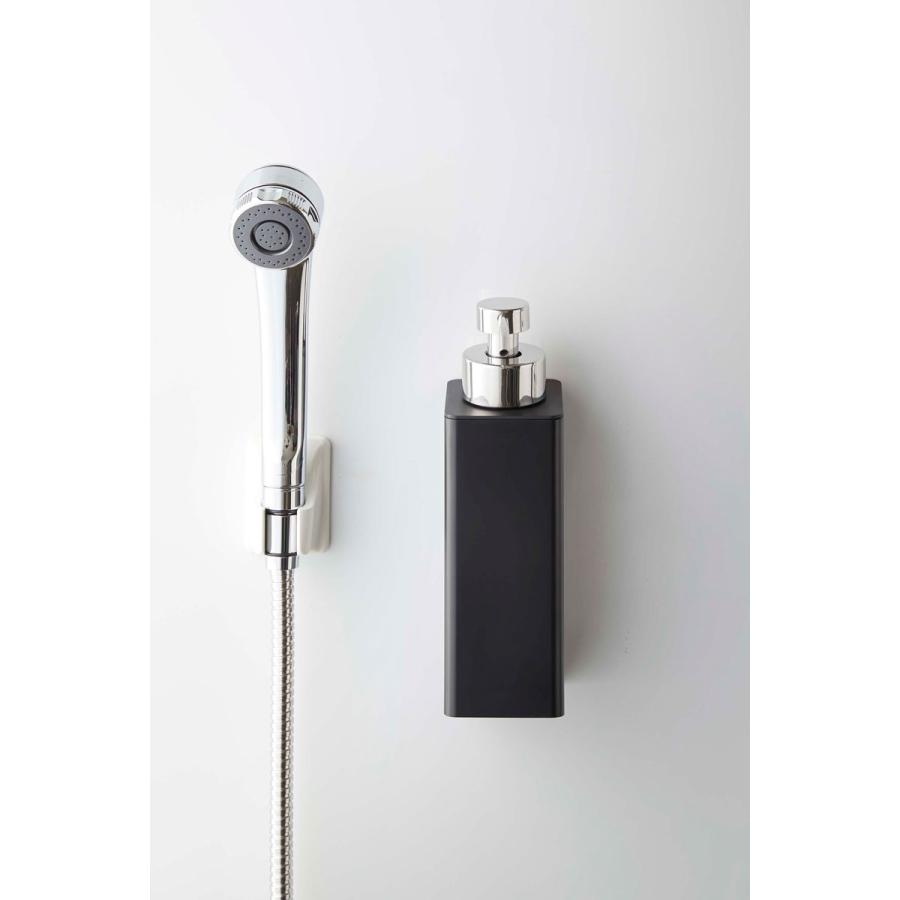 泡ソープディスペンサー 山崎実業 正規品 TOWER タワー マグネットツーウェイディスペンサー 泡タイプ 泡ディスペンサー  ブラック | tower | 03