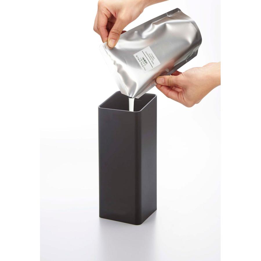 泡ソープディスペンサー 山崎実業 正規品 TOWER タワー マグネットツーウェイディスペンサー 泡タイプ 泡ディスペンサー  ブラック | tower | 08