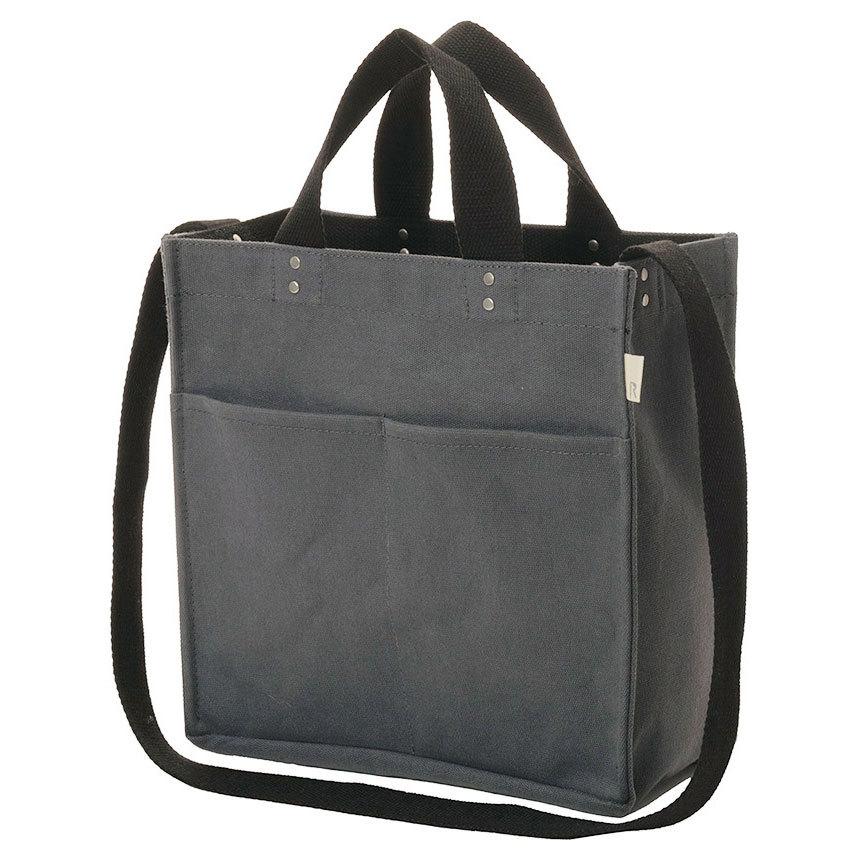 トートバッグ Rootote Sn スクエア2way リペレントキャンバス D 21新作 レディーストート ルートート Square 2way 2681 ダークグレー 627 Back 通販 Yahoo ショッピング