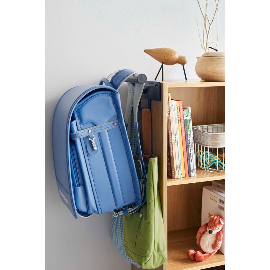 ランドセルラック Yamazaki Tower カラーボックス横ランドセル リュックハンガー ランドセル収納 山崎実業 タワー ブラック 772 Back 通販 Yahoo ショッピング