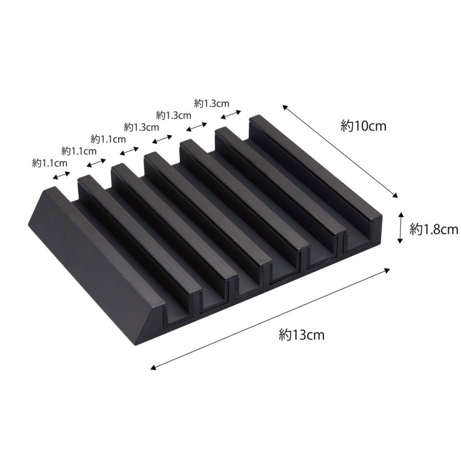 スマホ対応 山崎実業 正規品 TOWER タワー タブレットスタンド スマートフォン・タブレットPC対応ホルダー ブラック | tower | 07