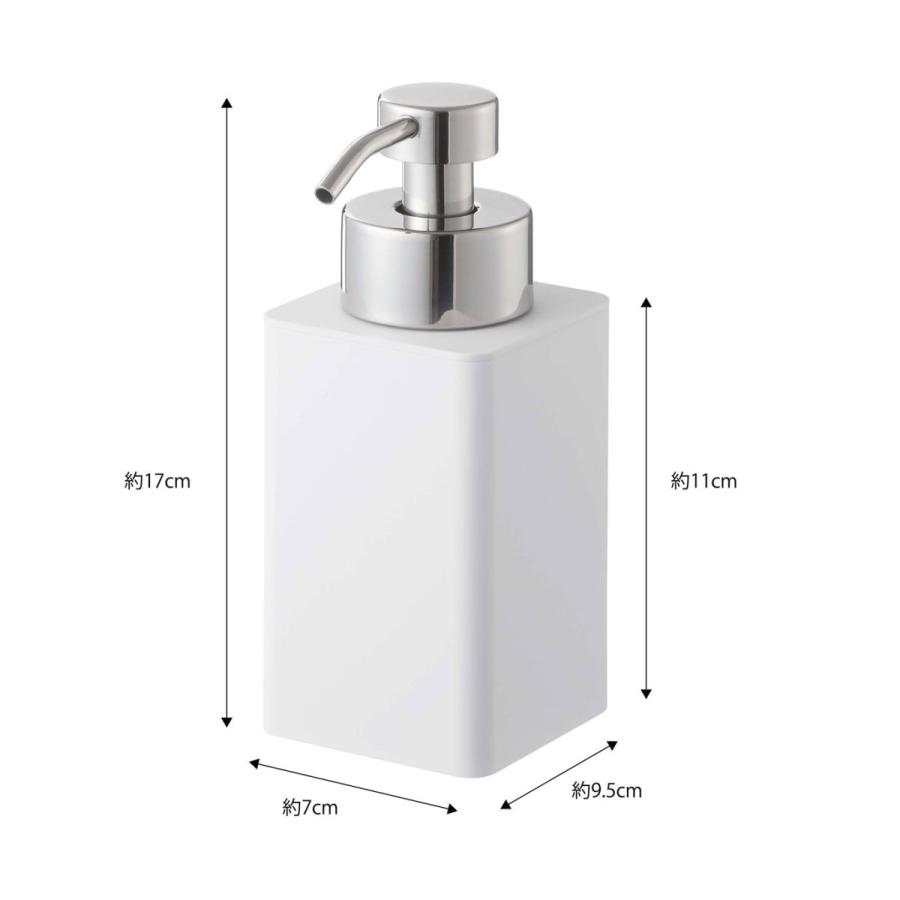 ソープディスペンサー 山崎実業 正規品 TOWER タワー 詰め替え用ディスペンサー 泡タイプ ソープボトル 詰め替え用ボトル ホワイト | tower | 06