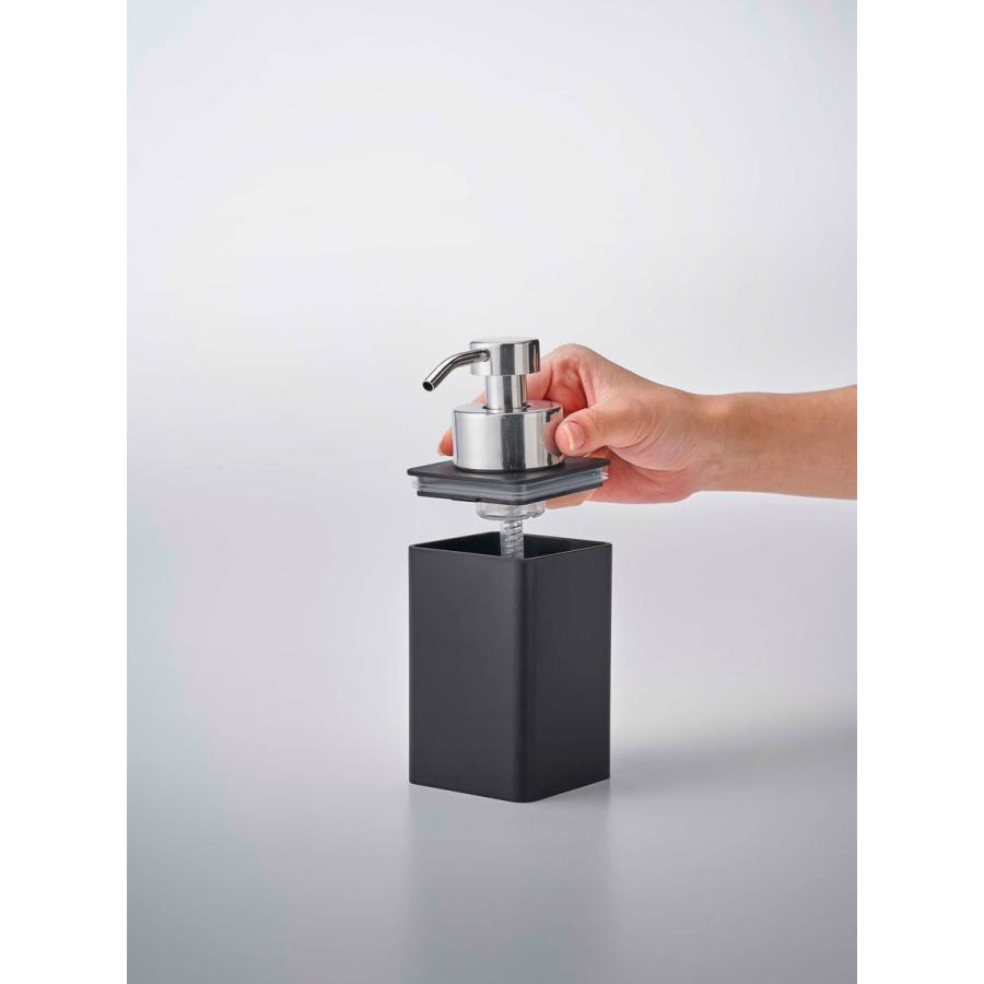 ソープディスペンサー 山崎実業 正規品 TOWER タワー 詰め替え用ディスペンサー 泡タイプ ソープボトル 詰め替え用ボトル ブラック | tower | 05