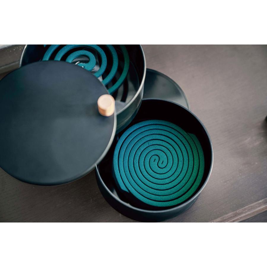 蚊取り線香入れ 山崎実業 正規品 TOWER タワー 収納トレー付き蚊遣り 蚊遣り 蚊やり器 ブラック | tower | 05