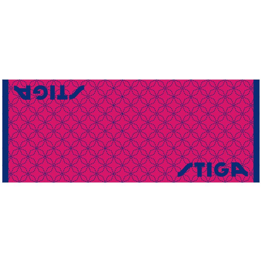 スポーツタオル STIGA タオル JP フェイスタオル スティガ TOWEL JP ピンク/ネイビー | 