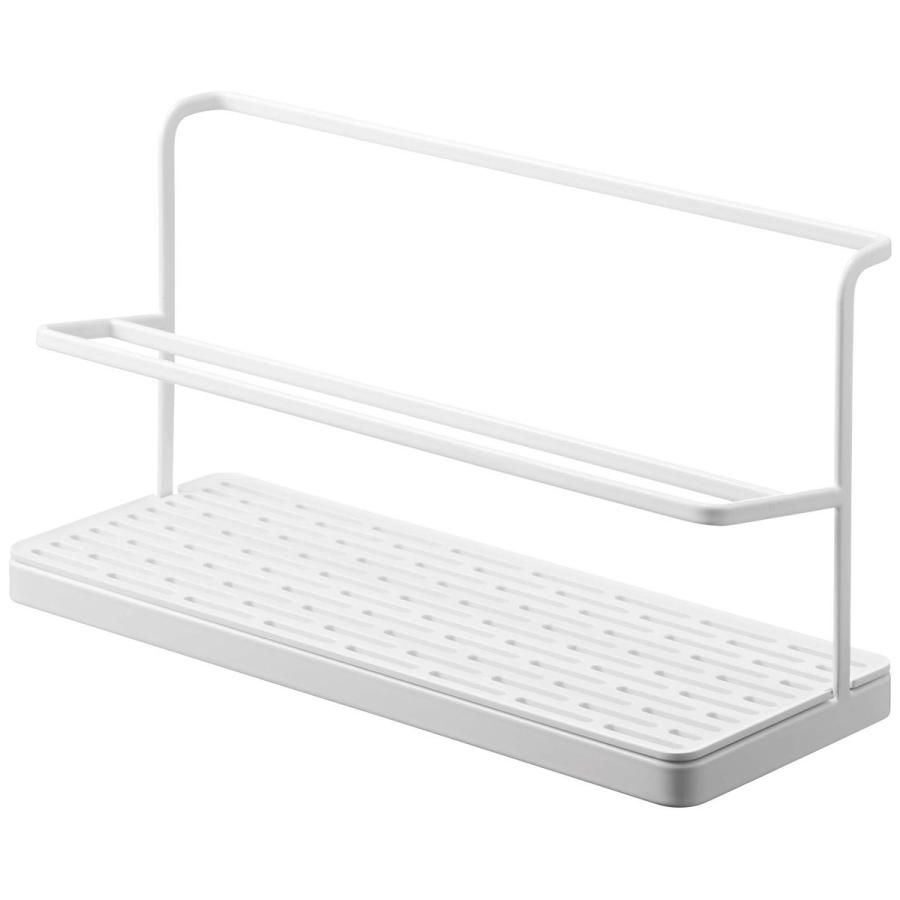 水筒スタンド 山崎実業 正規品 TOWER タワー ワイドジャグボトルスタンド 水切りラック ボトルラック ホワイト | tower