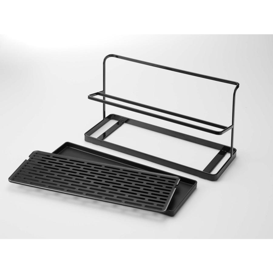 水筒スタンド 山崎実業 正規品 TOWER タワー ワイドジャグボトルスタンド 水切りラック ボトルラック ブラック | tower | 08