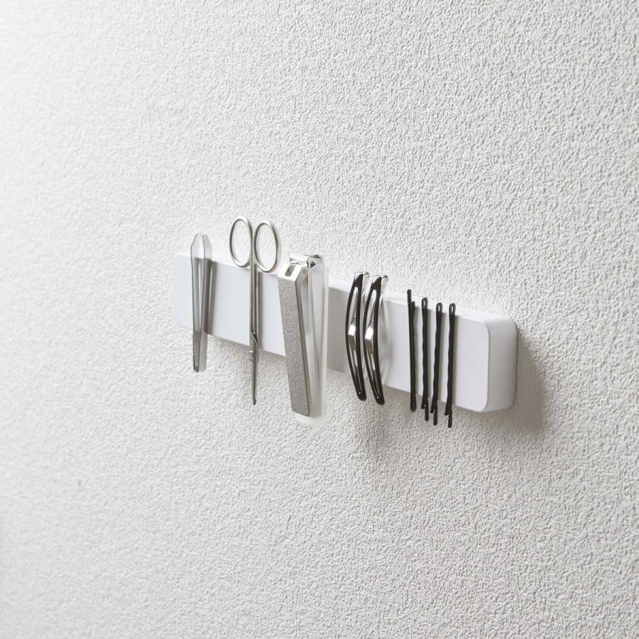 包丁スタンド 山崎実業 正規品 TOWER タワー マグネット＆ウォール包丁ホルダー W25 包丁ケース 包丁差し 収納ケース ホワイト | tower | 06