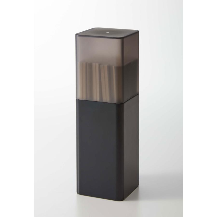 カトラリーケース 山崎実業 正規品 TOWER タワー 蓋付きカトラリースタンド カトラリー収納 箸入れ 箸立て ブラック | tower | 07