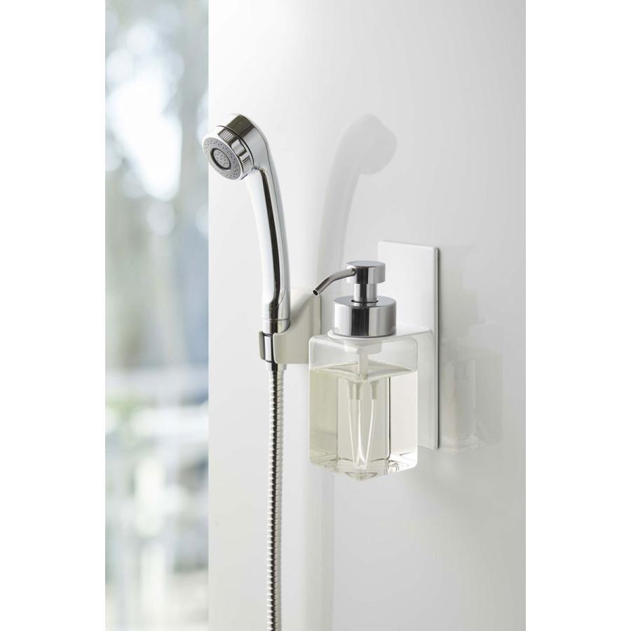 ソープディスペンサー 山崎実業 正規品 TOWER タワー マグネットディスペンサーホルダー 泡タイプ ソープボトル 詰め替え用ボトル ホワイト | tower | 01