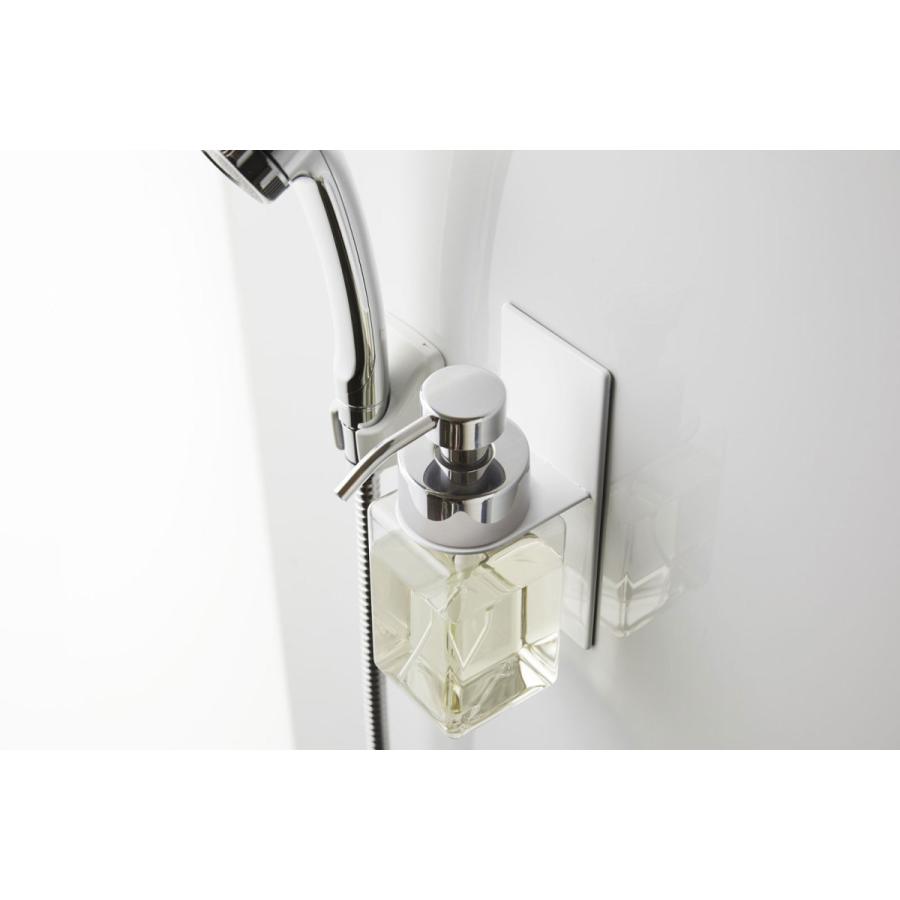 ソープディスペンサー 山崎実業 正規品 TOWER タワー マグネットディスペンサーホルダー 泡タイプ ソープボトル 詰め替え用ボトル ホワイト | tower | 04