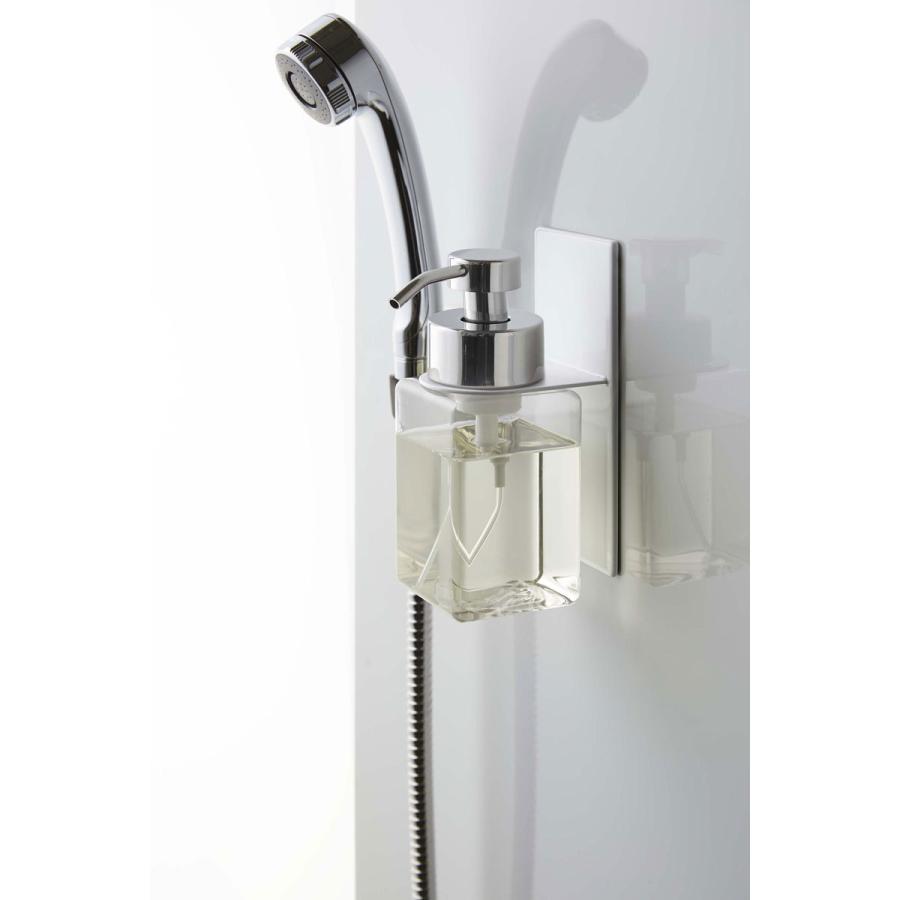 ソープディスペンサー 山崎実業 正規品 TOWER タワー マグネットディスペンサーホルダー 泡タイプ ソープボトル 詰め替え用ボトル ホワイト | tower | 06