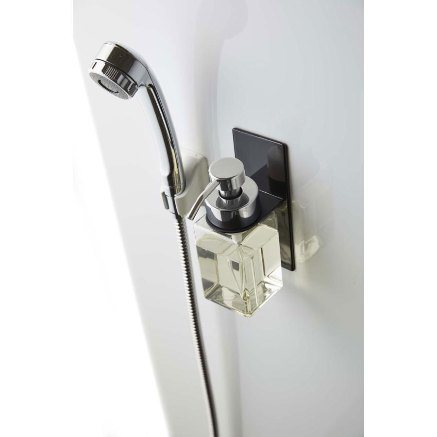 ソープディスペンサー 山崎実業 正規品 TOWER タワー マグネットディスペンサーホルダー 泡タイプ ソープボトル 詰め替え用ボトル ブラック | tower | 04