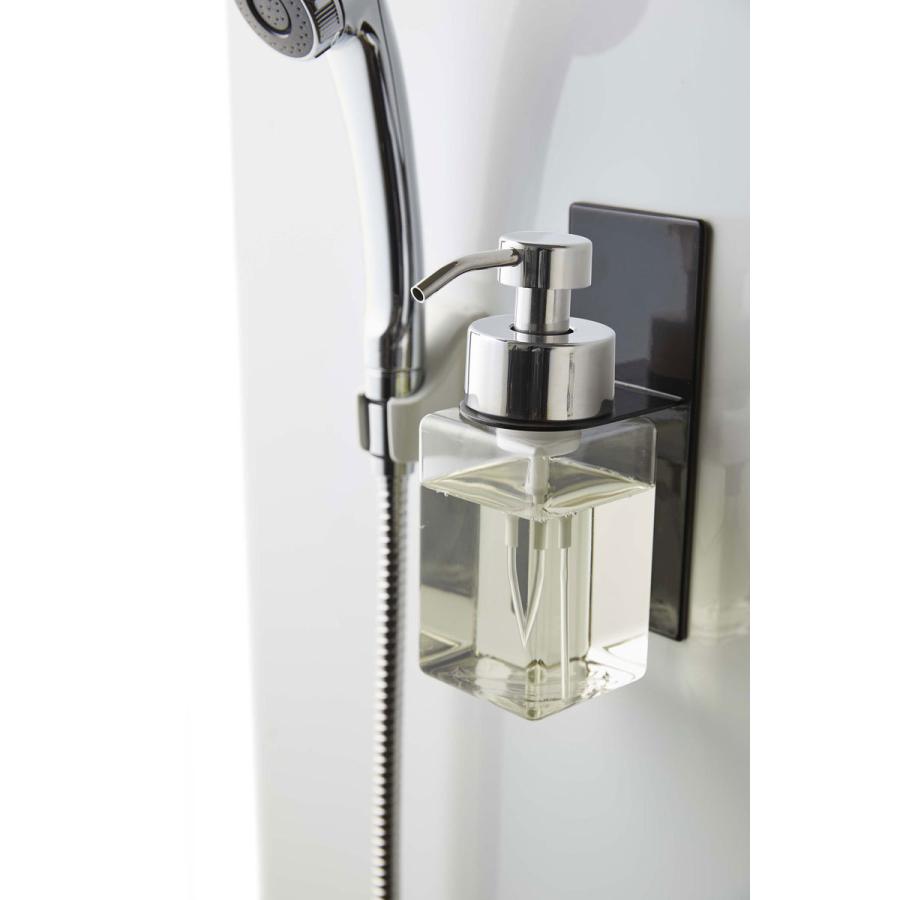 ソープディスペンサー 山崎実業 正規品 TOWER タワー マグネットディスペンサーホルダー 泡タイプ ソープボトル 詰め替え用ボトル ブラック | tower | 05