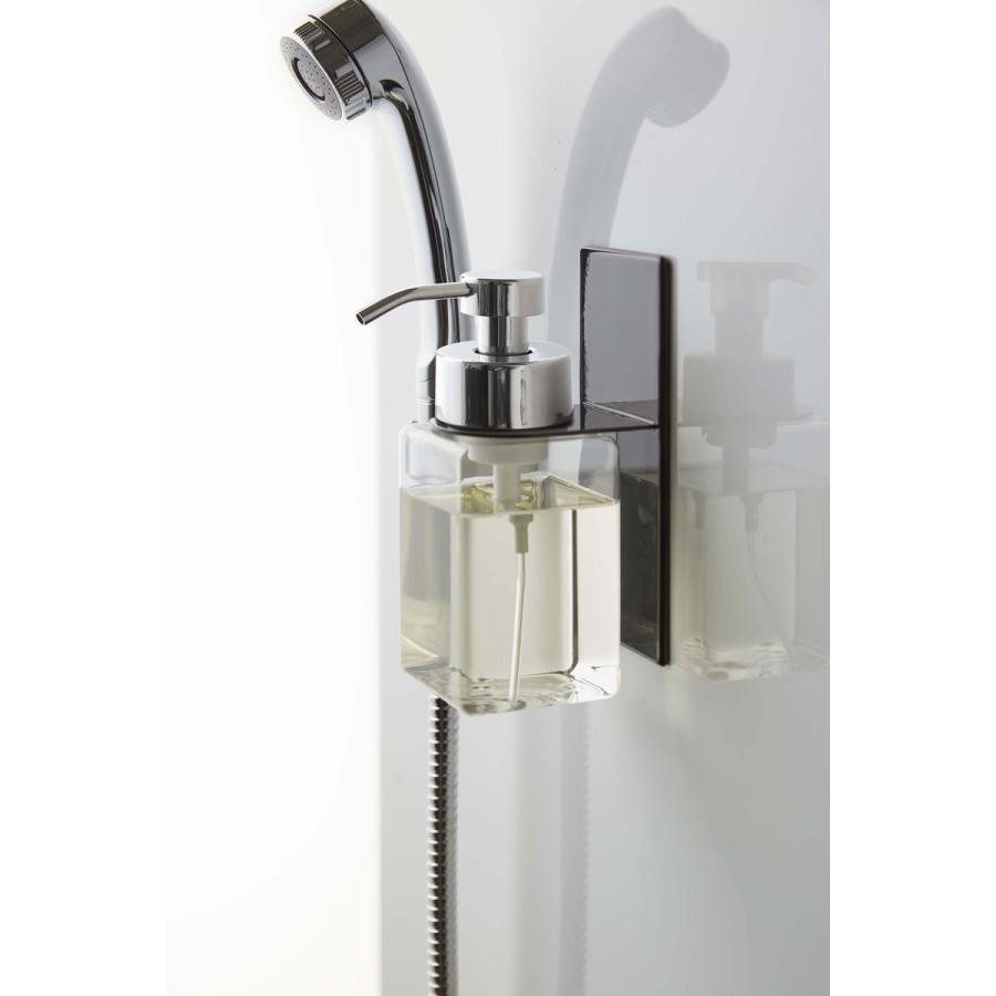 ソープディスペンサー 山崎実業 正規品 TOWER タワー マグネットディスペンサーホルダー 泡タイプ ソープボトル 詰め替え用ボトル ブラック | tower | 06