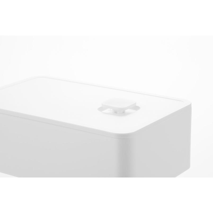 弁当箱 山崎実業 正規品 TOWER タワー バルブ付き密閉ランチボックス ワイド ランチボックス ホワイト | tower | 05