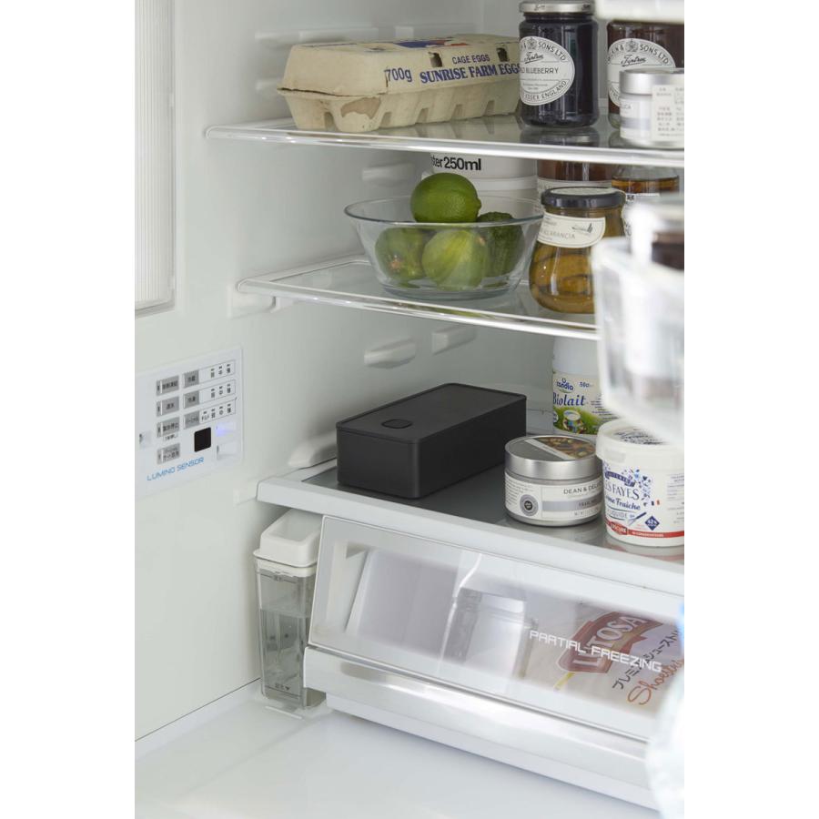 弁当箱 山崎実業 正規品 TOWER タワー バルブ付き密閉ランチボックス ワイド ランチボックス ブラック | tower | 04