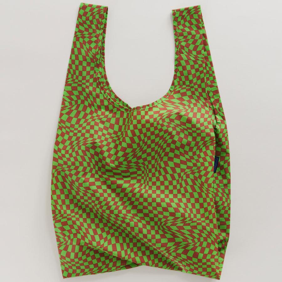 【BAGGU】グリーン チェッカーボード スタンダード バグー BAGGU】グリーン チェッカーボード スタンダード バグーの通販