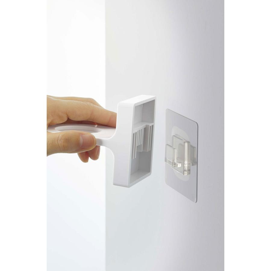 ソープディスペンサー 山崎実業 正規品 TOWER タワー フィルムフック ディスペンサーホルダー ソープボトル 詰め替え用ボトル ホワイト | tower | 07