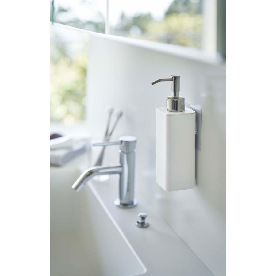 ソープディスペンサー 山崎実業 正規品 TOWER タワー フィルムフックキッチンディスペンサー ソープボトル 詰め替え用ボトル ホワイト | tower | 05