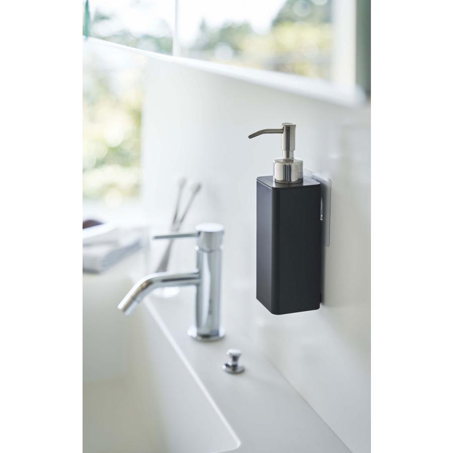 ソープディスペンサー 山崎実業 正規品 TOWER タワー フィルムフックキッチンディスペンサー ソープボトル 詰め替え用ボトル ブラック | tower | 05