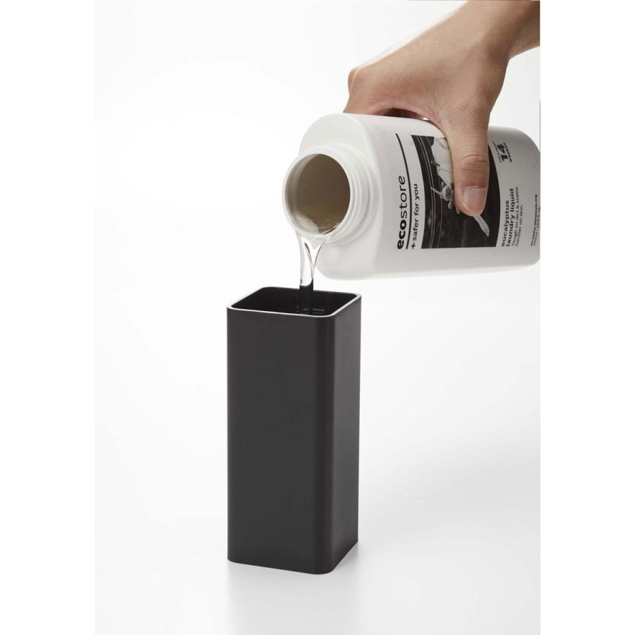 ソープディスペンサー 山崎実業 正規品 TOWER タワー フィルムフックキッチンディスペンサー ソープボトル 詰め替え用ボトル ブラック | tower | 08