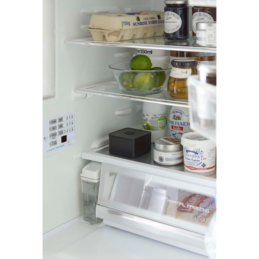 弁当箱 山崎実業 正規品 TOWER タワー バルブ付き密閉ランチボックス スクエア ランチボックス ブラック | tower | 04