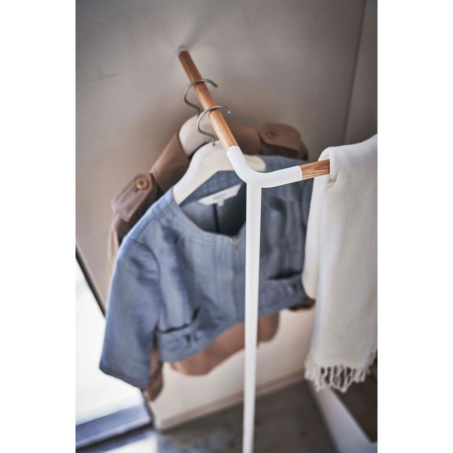 コートハンガー 山崎実業 正規品 TOWER タワー 立て掛けコーナーコートハンガー コートフック コート掛け ホワイト | tower | 04