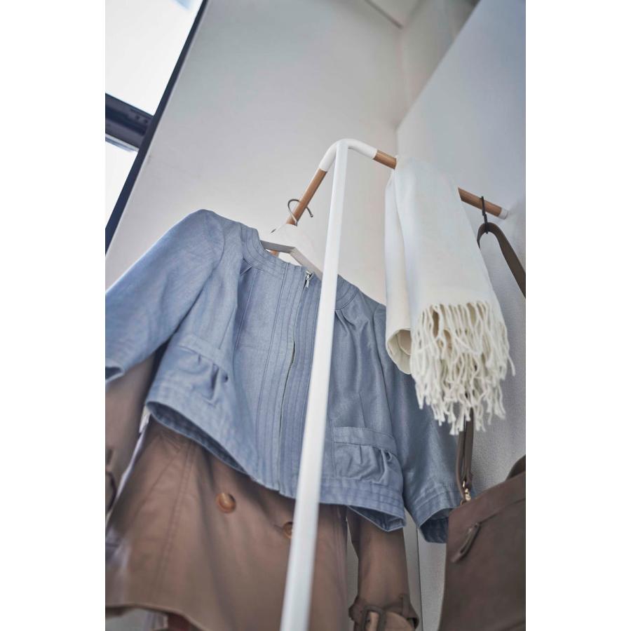 コートハンガー 山崎実業 正規品 TOWER タワー 立て掛けコーナーコートハンガー コートフック コート掛け ホワイト | tower | 05