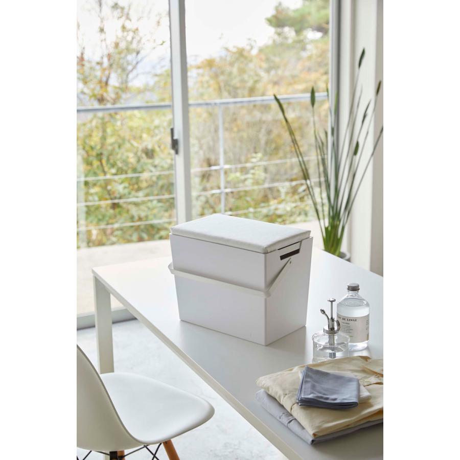 アイロン台 山崎実業 正規品 TOWER タワー アイロン掛けできる蓋付きアイロン収納ケース おすすめ ホワイト | tower | 01