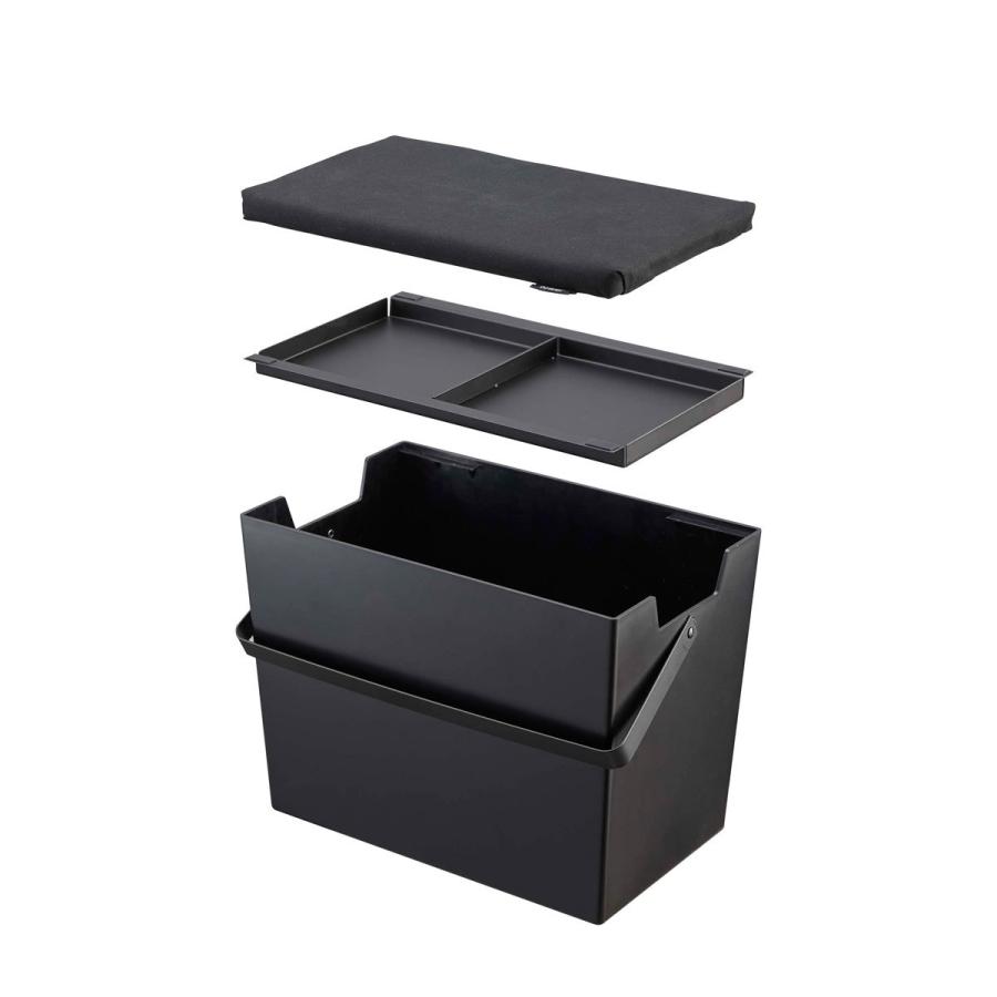 アイロン台 山崎実業 正規品 TOWER タワー アイロン掛けできる蓋付きアイロン収納ケース おすすめ ブラック | tower | 10