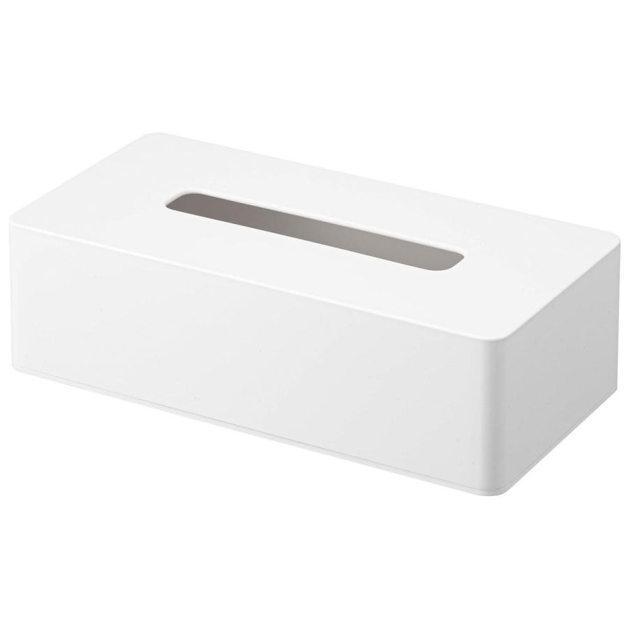 ティッシュケース 山崎実業 正規品 TOWER タワー ティッシュケースレギュラーサイズ ティッシュカバー ホワイト | tower
