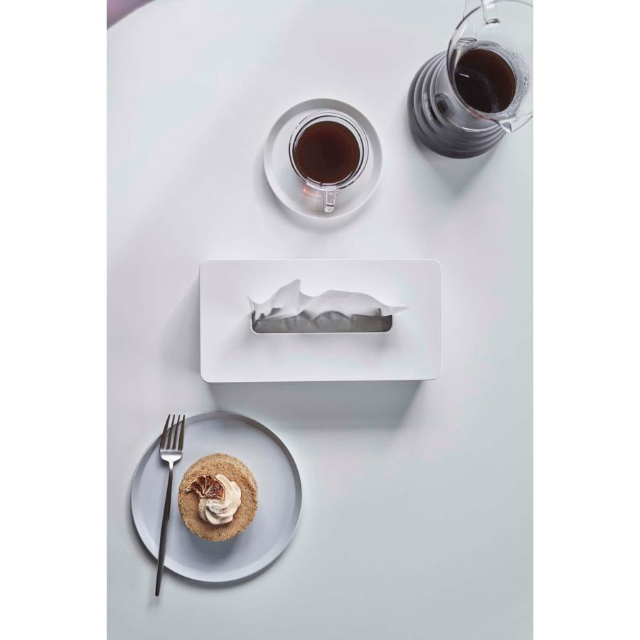 ティッシュケース 山崎実業 正規品 TOWER タワー ティッシュケースレギュラーサイズ ティッシュカバー ホワイト | tower | 04