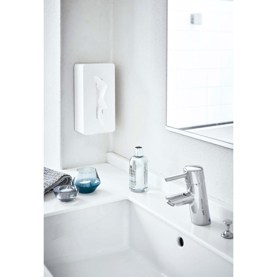 ティッシュケース 山崎実業 正規品 TOWER タワー ティッシュケースレギュラーサイズ ティッシュカバー ホワイト | tower | 06