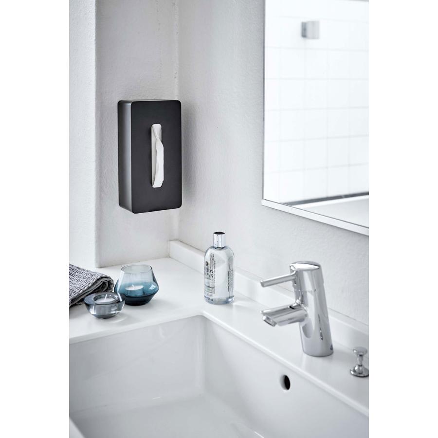 ティッシュケース 山崎実業 正規品 TOWER タワー ティッシュケースレギュラーサイズ ティッシュカバー ブラック | tower | 06