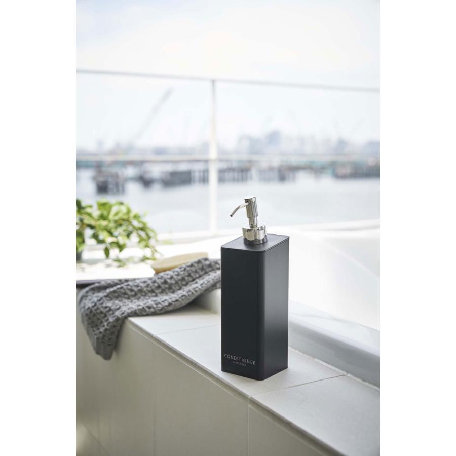 ソープディスペンサー 山崎実業 正規品 TOWER タワー フィルムフック ツーウェイディスペンサー 詰め替え用ボトル コンディショナー ブラック | tower | 04