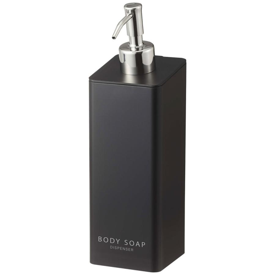 ソープディスペンサー 山崎実業 正規品 TOWER タワー フィルムフック ツーウェイディスペンサー 詰め替え用ボトル ボディソープ ブラック | tower