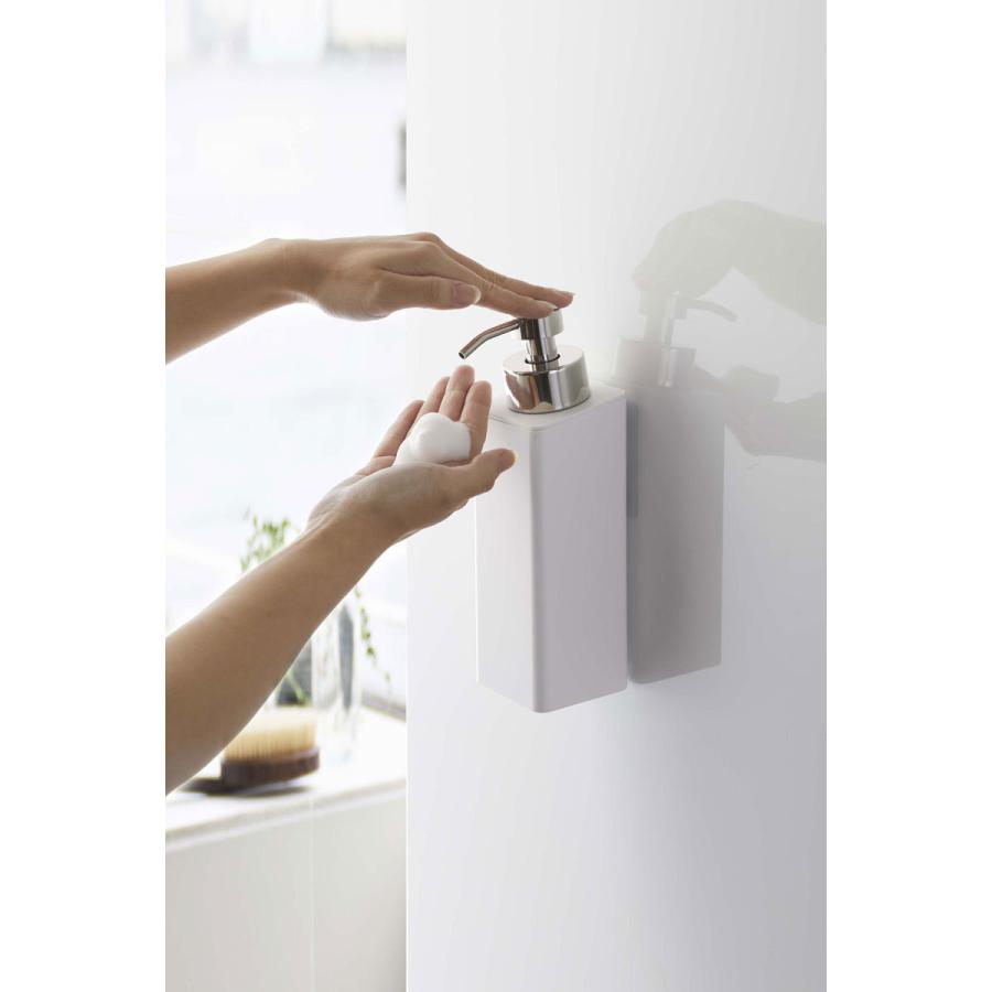 ソープディスペンサー 山崎実業 正規品 TOWER タワー フィルムフック ツーウェイディスペンサー 泡タイプ  詰め替え用ボトル ホワイト | tower | 03