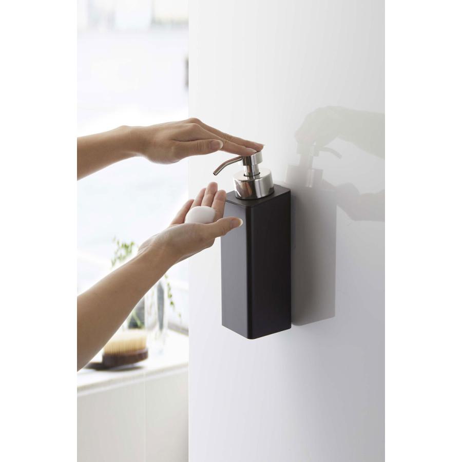 ソープディスペンサー 山崎実業 正規品 TOWER タワー フィルムフック ツーウェイディスペンサー 泡タイプ  詰め替え用ボトル ブラック | tower | 03