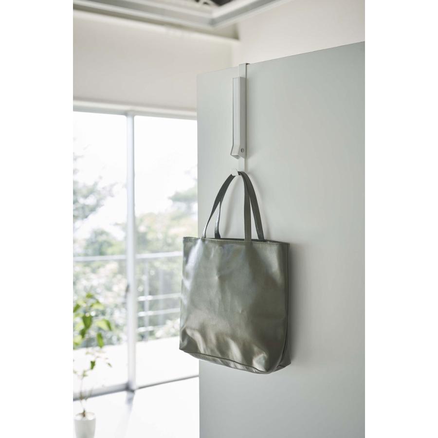 ハンガーラック 山崎実業 正規品 TOWER タワー 使わない時は収納できるドアハンガー パイプハンガー ホワイト | tower | 03