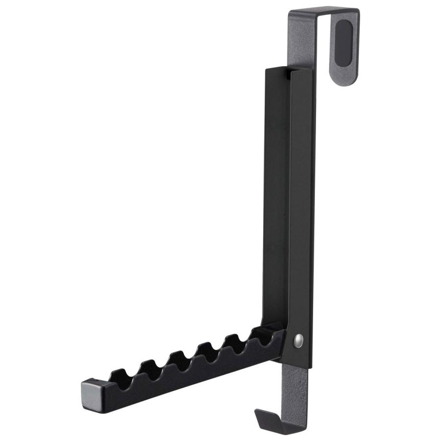 ハンガーラック 山崎実業 正規品 TOWER タワー 使わない時は収納できるドアハンガー パイプハンガー ブラック | tower | 01