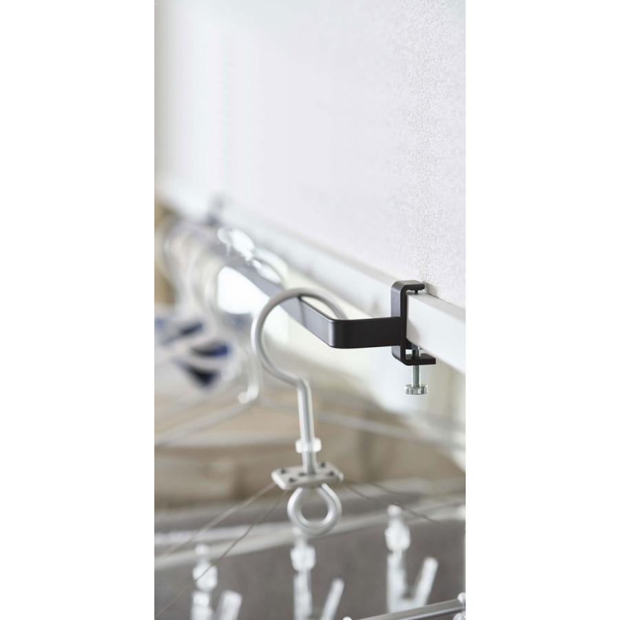 アイデア収納 山崎実業 正規品 TOWER タワー 室内物干しハンガーバー アイデア商品 便利グッズ ブラック | tower | 06