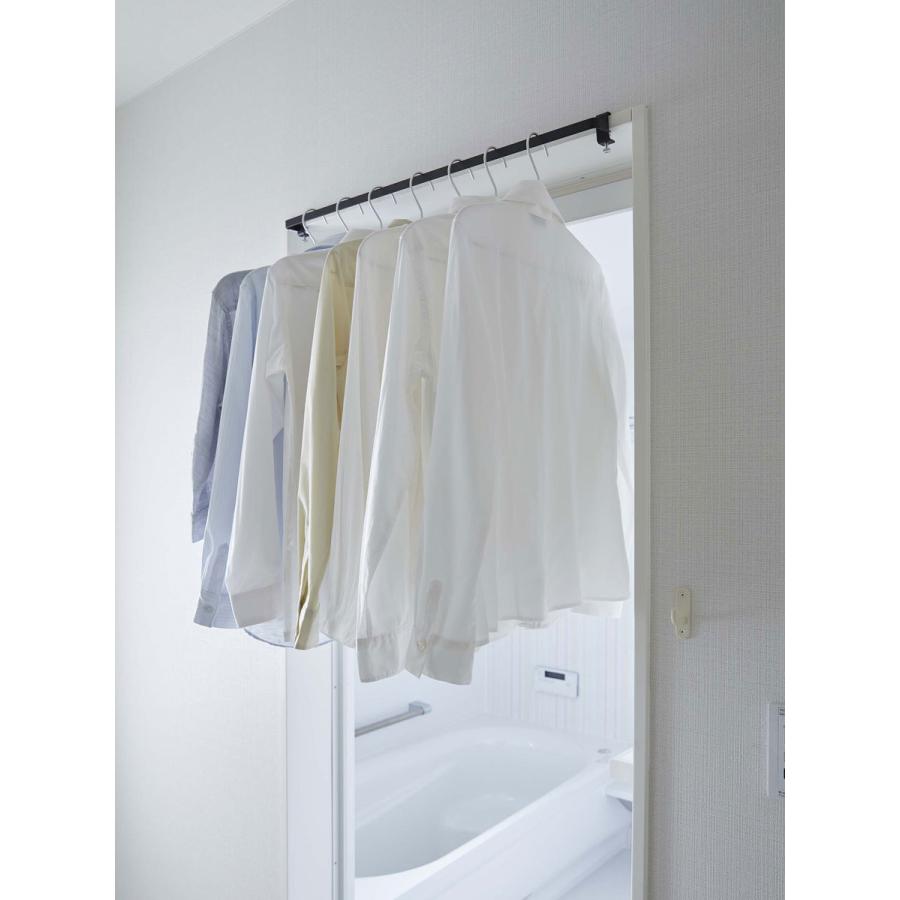 アイデア収納 山崎実業 正規品 TOWER タワー 室内物干しハンガーバー アイデア商品 便利グッズ ブラック | tower | 08