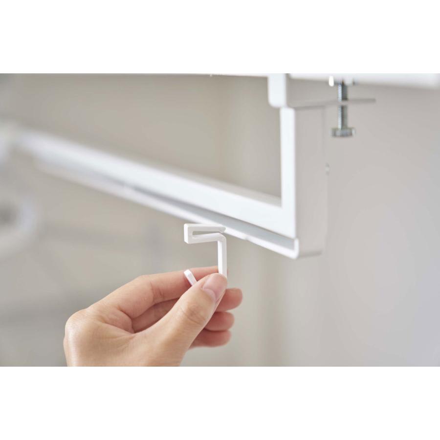 収納アイデア 山崎実業 正規品 TOWER タワー 伸縮棚下収納ハンガー 便利グッズ アイデア収納 ホワイト | tower | 04