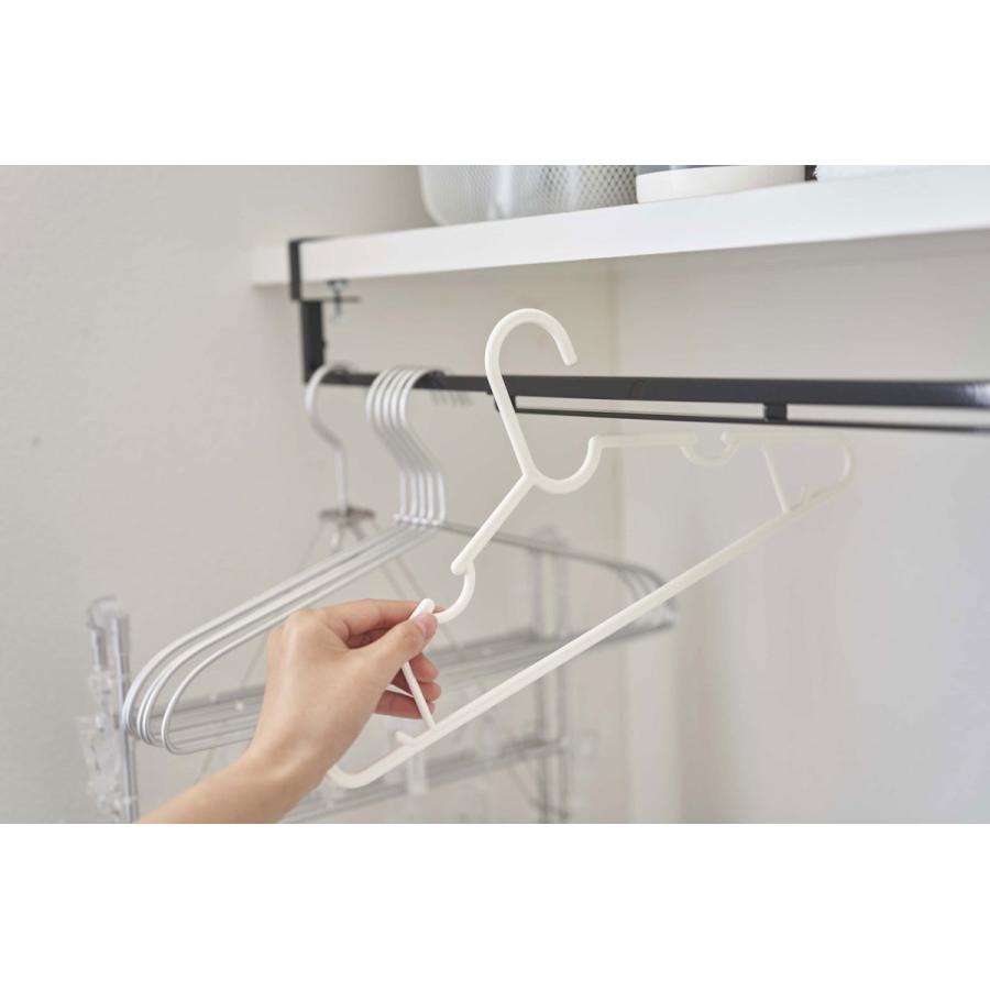 収納アイデア 山崎実業 正規品 TOWER タワー 伸縮棚下収納ハンガー 便利グッズ アイデア収納 ブラック | tower | 03